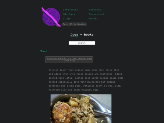 site/food screenshot