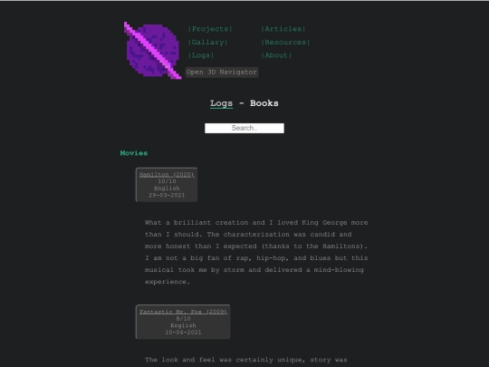 site/movies screenshot