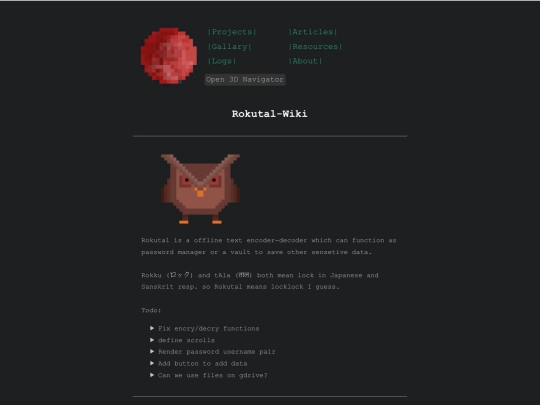 site/projects/rokutal-wiki screenshot