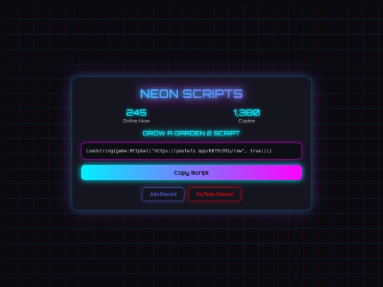 Neonscripts screenshot