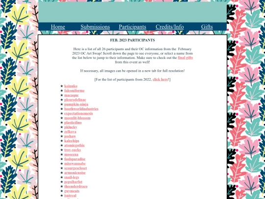 participants screenshot