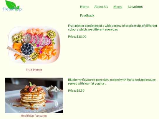 dessert screenshot