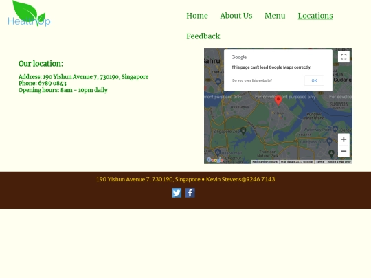 locations screenshot