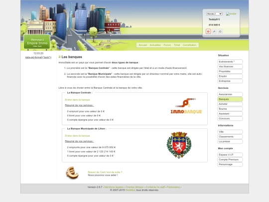banque/bank screenshot