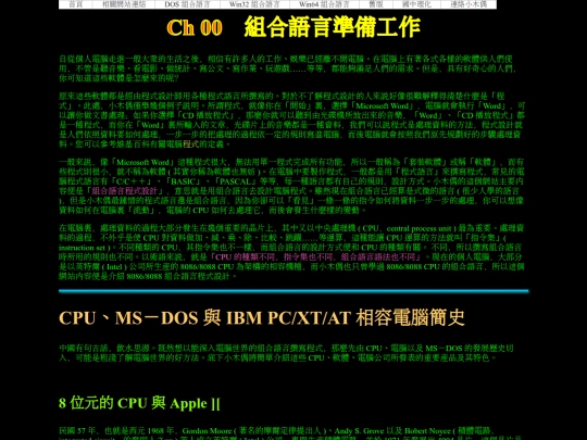 new/dos_asm/ch00 screenshot