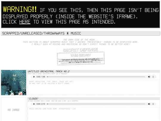 scrappedprojects screenshot