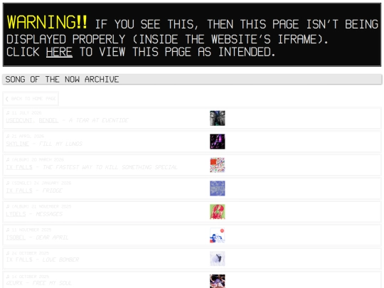 sotdarchive screenshot