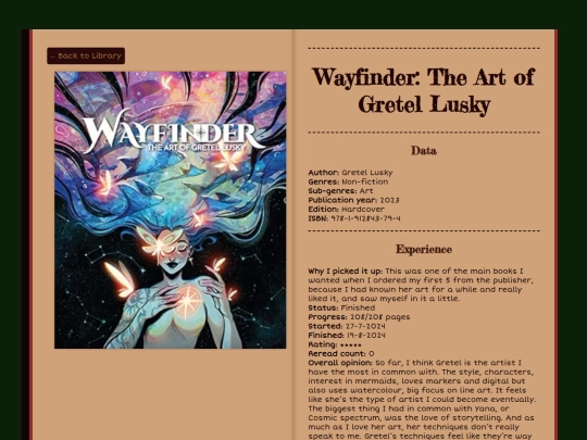 library-pages/wayfinder screenshot