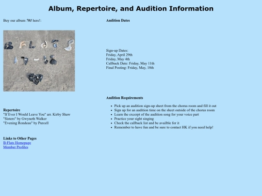Album screenshot