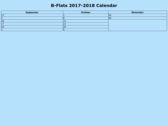 Calendar screenshot