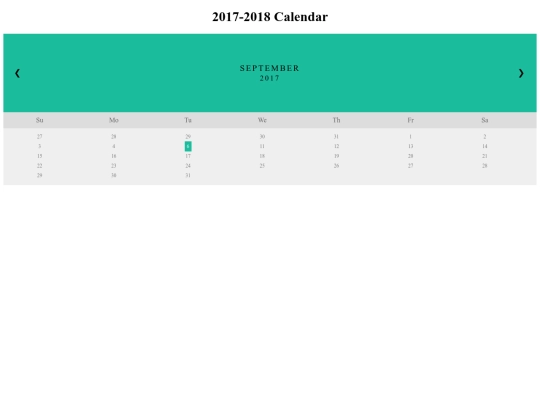Calendar2 screenshot