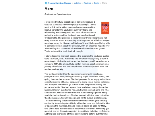 articles/reviews/books/more screenshot