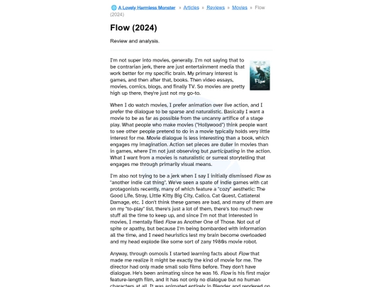 articles/reviews/movies/flow screenshot