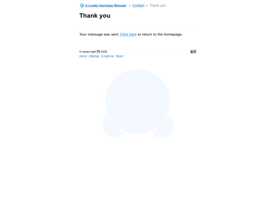 contact/thank-you screenshot
