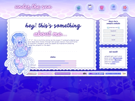 web sample/sample1/about screenshot