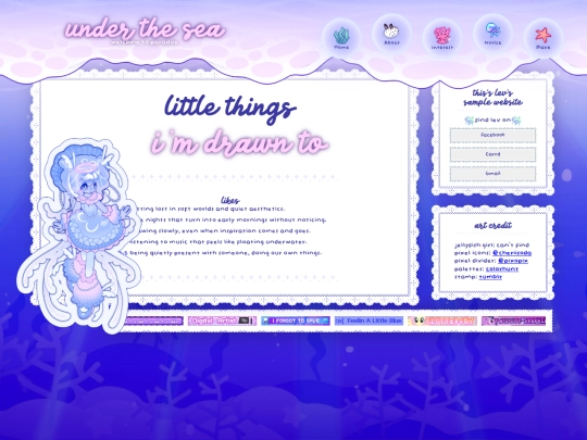 web sample/sample1/interest screenshot