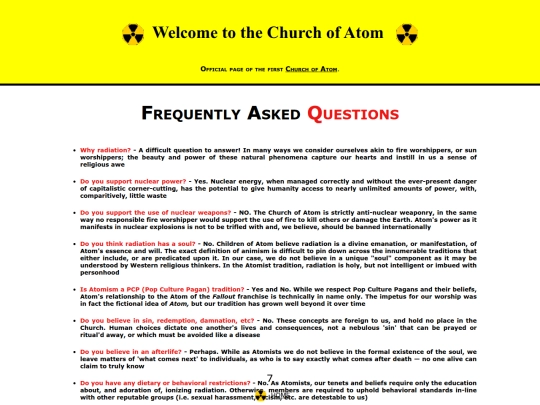 faq screenshot