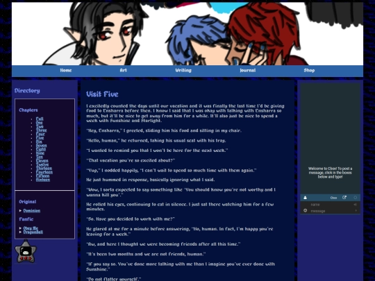 Writing/Drizzm Visits Ensharra/DrizzmVisitsEnsharraVisitFive screenshot