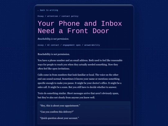 front-door-is-the-engagement-spec screenshot