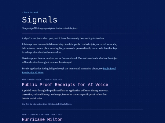 signals screenshot