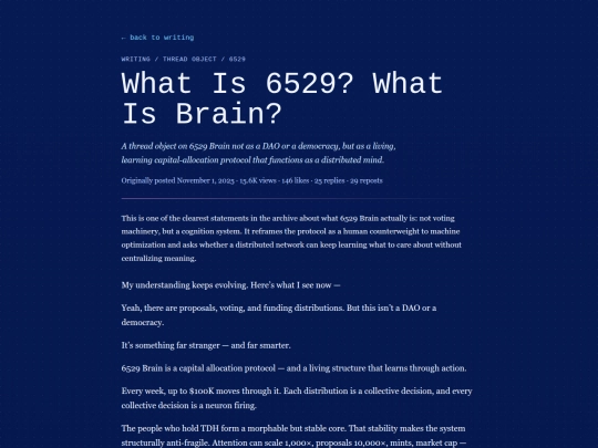 what-is-6529-what-is-brain screenshot
