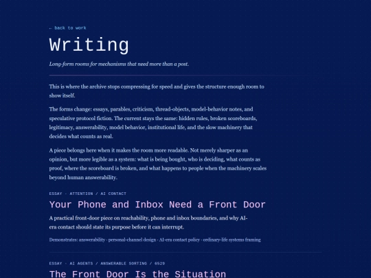 writing screenshot