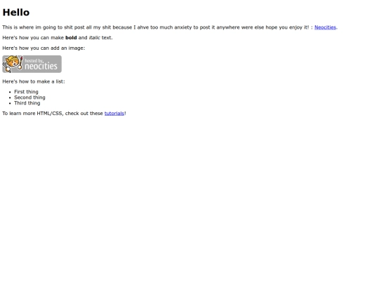 index screenshot