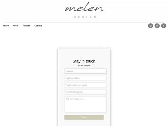 contact screenshot