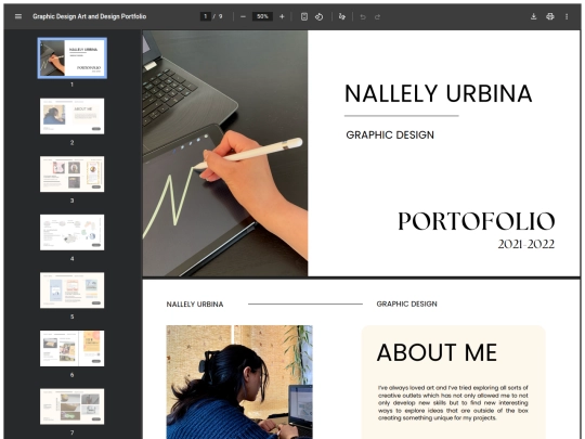 Portafolio screenshot