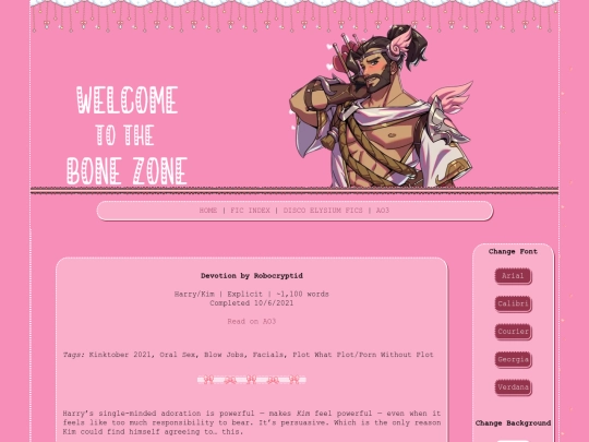 fics/devotion screenshot