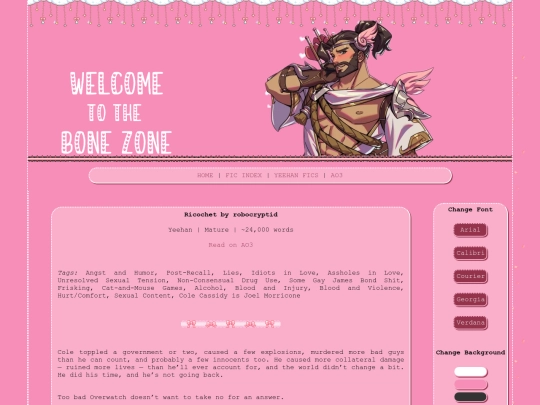 fics/ricochet2 screenshot