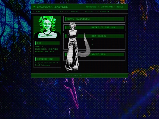 characters/KuzunohaBrevere screenshot