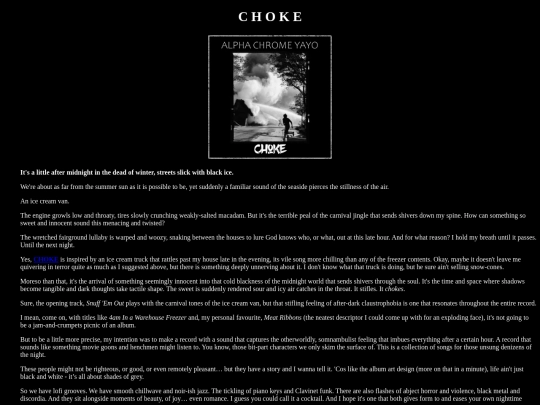 choke screenshot