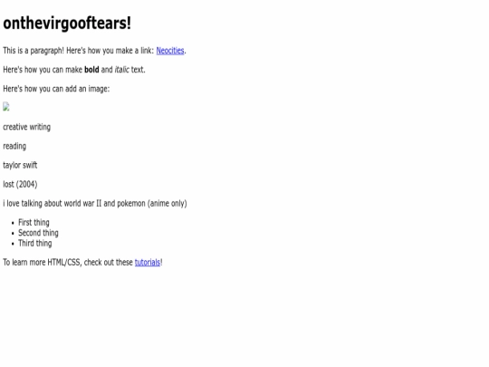 index screenshot