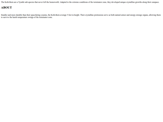 codex/example-subspecies screenshot