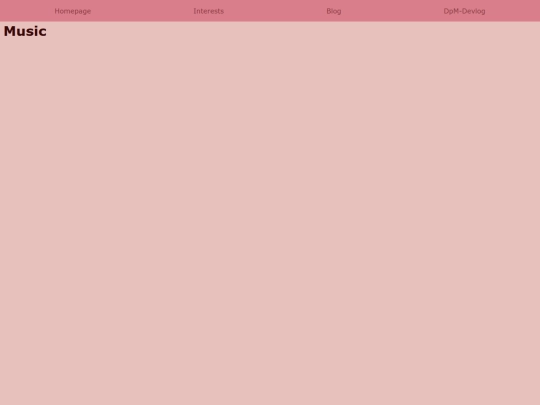 interests/music screenshot