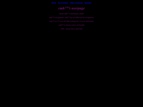 2004/July 14/chaduser screenshot