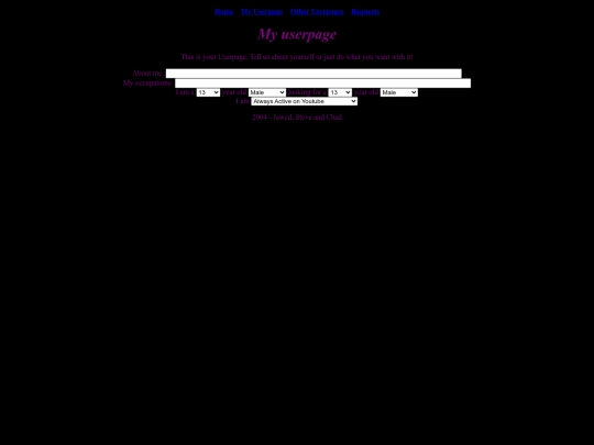 2004/July 14/myuser screenshot
