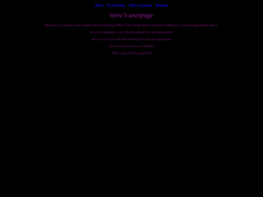 2004/July 14/steveuser screenshot