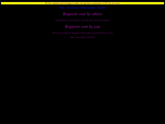 2004/July 15/requests screenshot