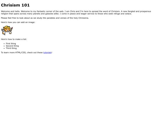index screenshot