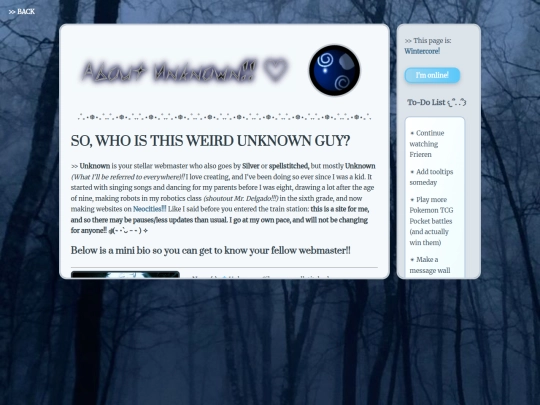 aboutme screenshot