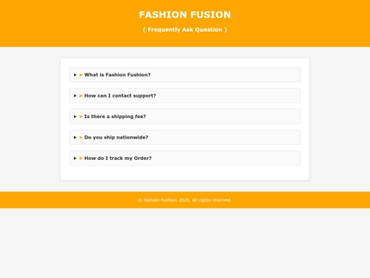 Faq screenshot