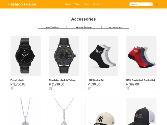 accesories screenshot