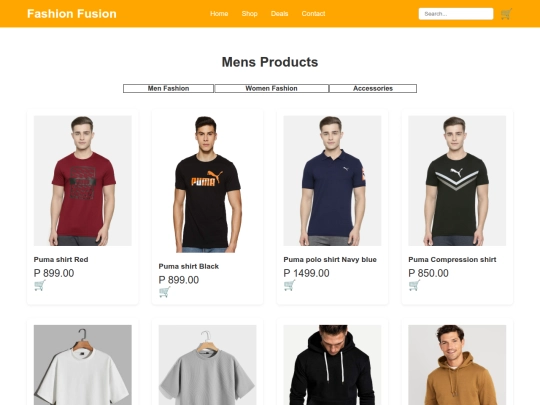 mensproduct screenshot