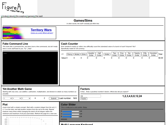 interactives screenshot