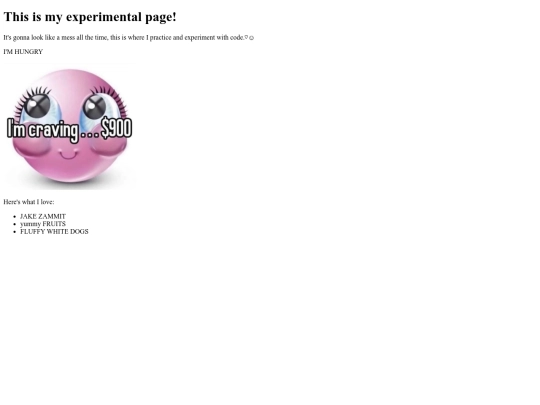 experimental screenshot