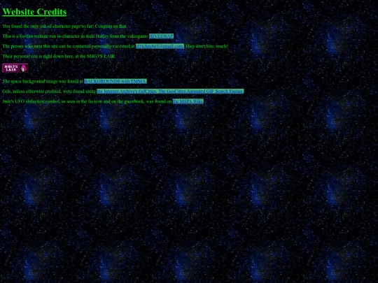 credits screenshot