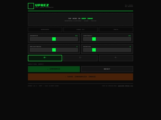 uprez screenshot
