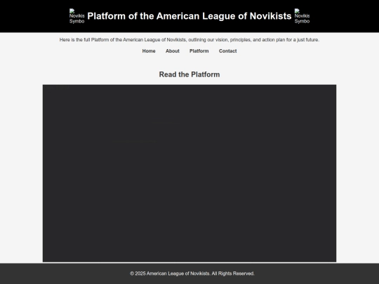 platform screenshot